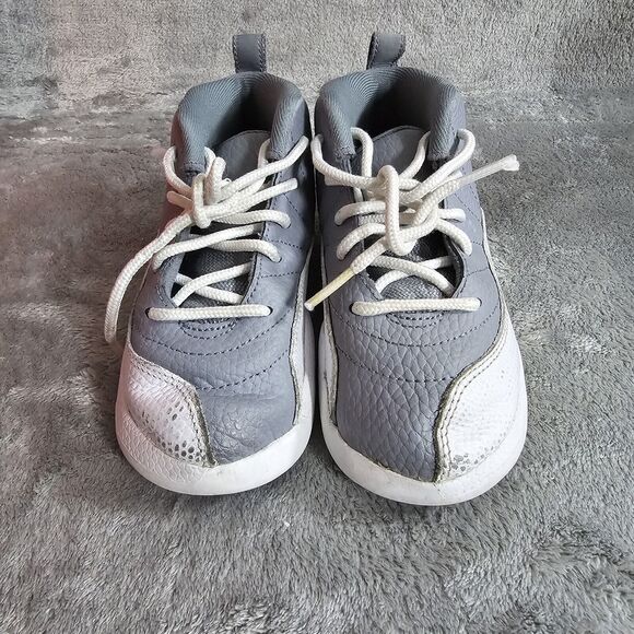 Nike Air Jordan 12 Retro TD “Stealth” Lifestyle Sneakers Size 10C 850000-015 - Picture 2 of 12